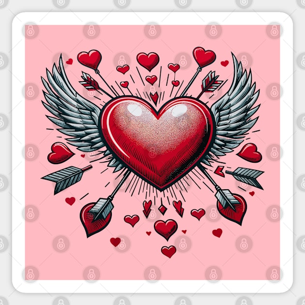 Valentine Sticker by JessArty